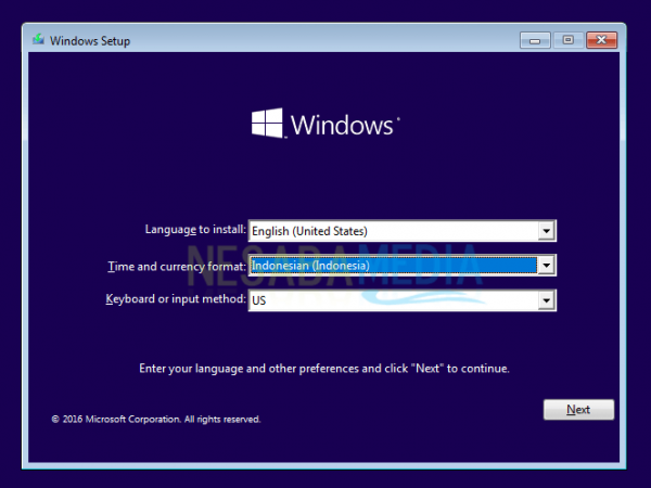 Tahap  Instalasi Windows 10